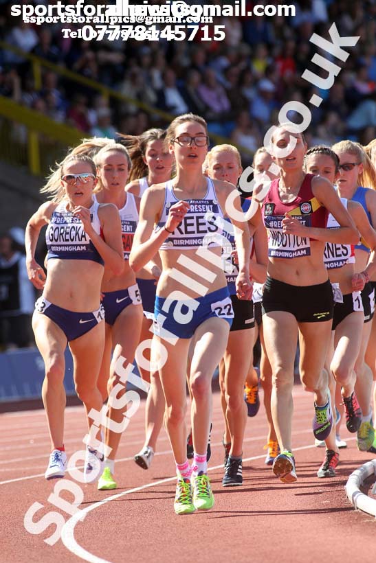 Womens 5000 metres, British World Championship Team Trials, Alexander Stadium, Birmingham